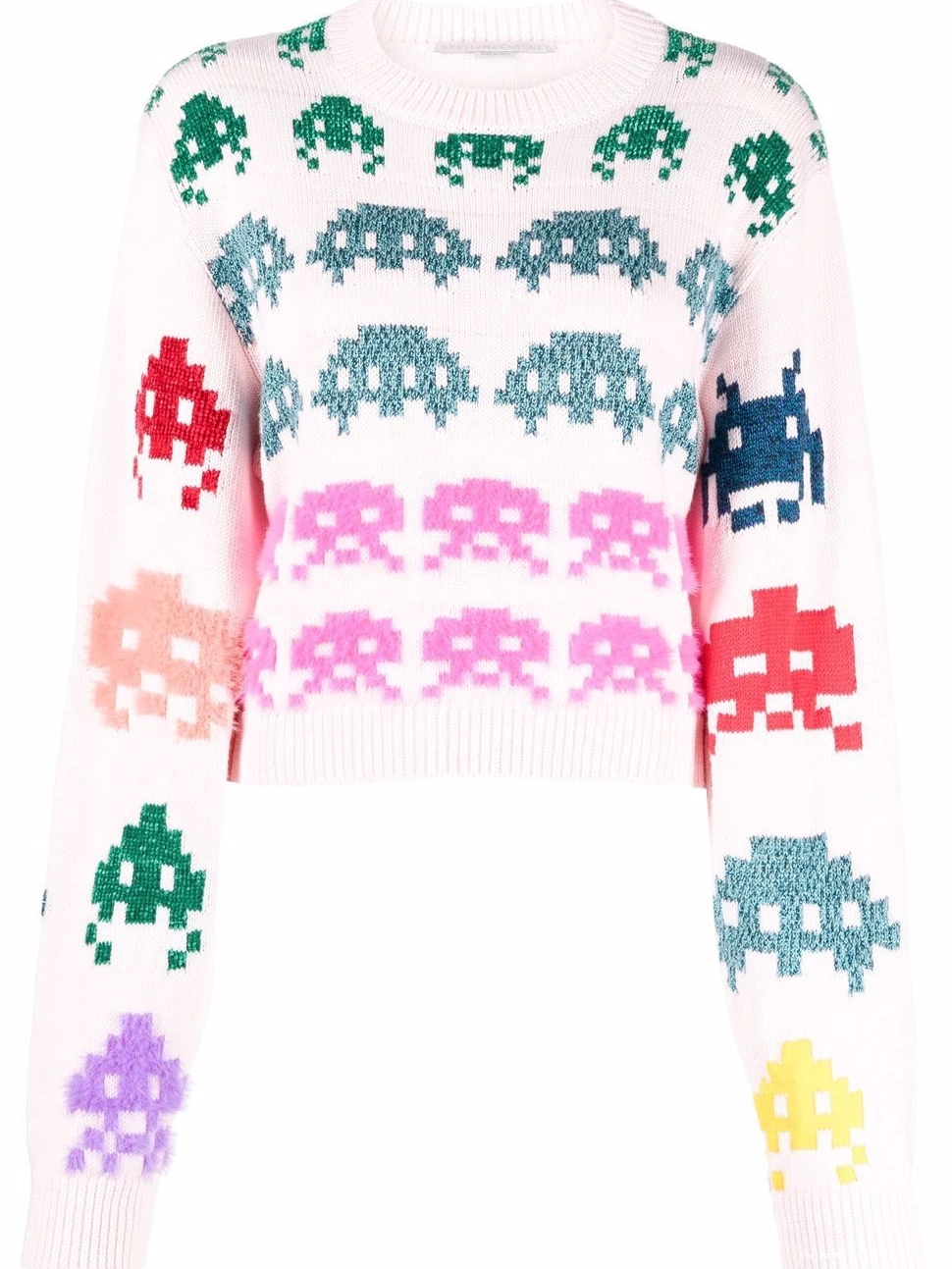 knitted Stella McCartney Women Pacman-intarsia jumper 0706